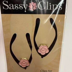 Sassy Clips - Pink Flower‎
